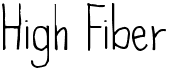 High Fiber