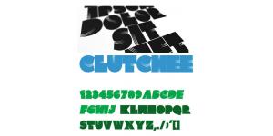 Clutchee英文字体素材