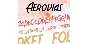 参差错落Aerovias Brasil NF字体素材