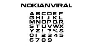 Nokia字体素材